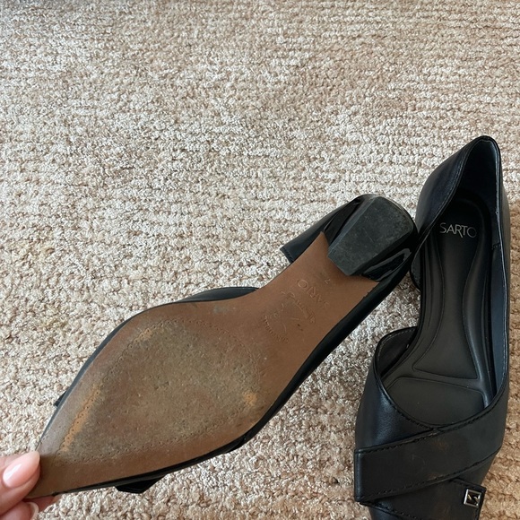 SARTO Elisha Half d'Orsay Pointed Toe Flat - Picture 5 of 8